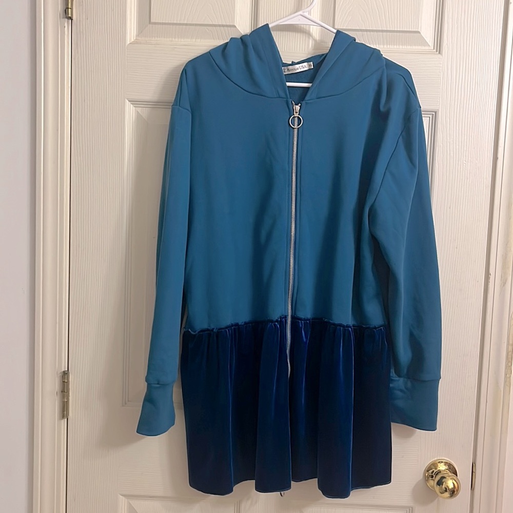 Z Avenue Zippered Hoodie